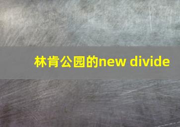 林肯公园的new divide